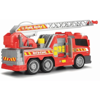 STRAŻ POŻARNA - dźwięk + światła + otwierane drzwi + funkcja natrysku wody - 36 cm